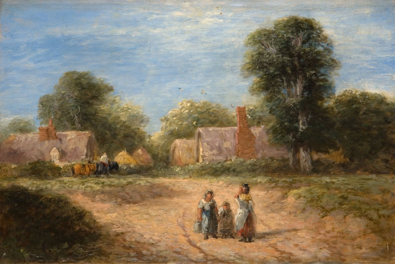 Gården, 1848. av David Cox the elder