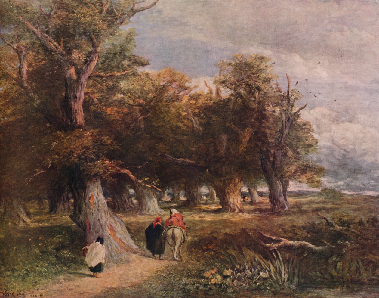 Skogens kjolar, 1855, 1938 av David Cox the elder