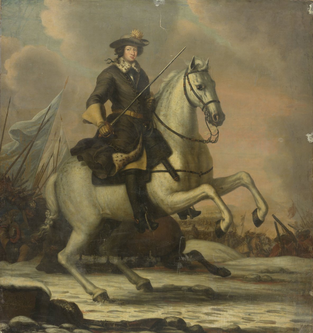 Karl XI (1665-97), kung av Sverige av David Ehrenstrahl