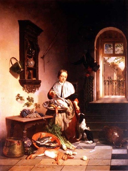 I köket av David Emil Joseph de Noter