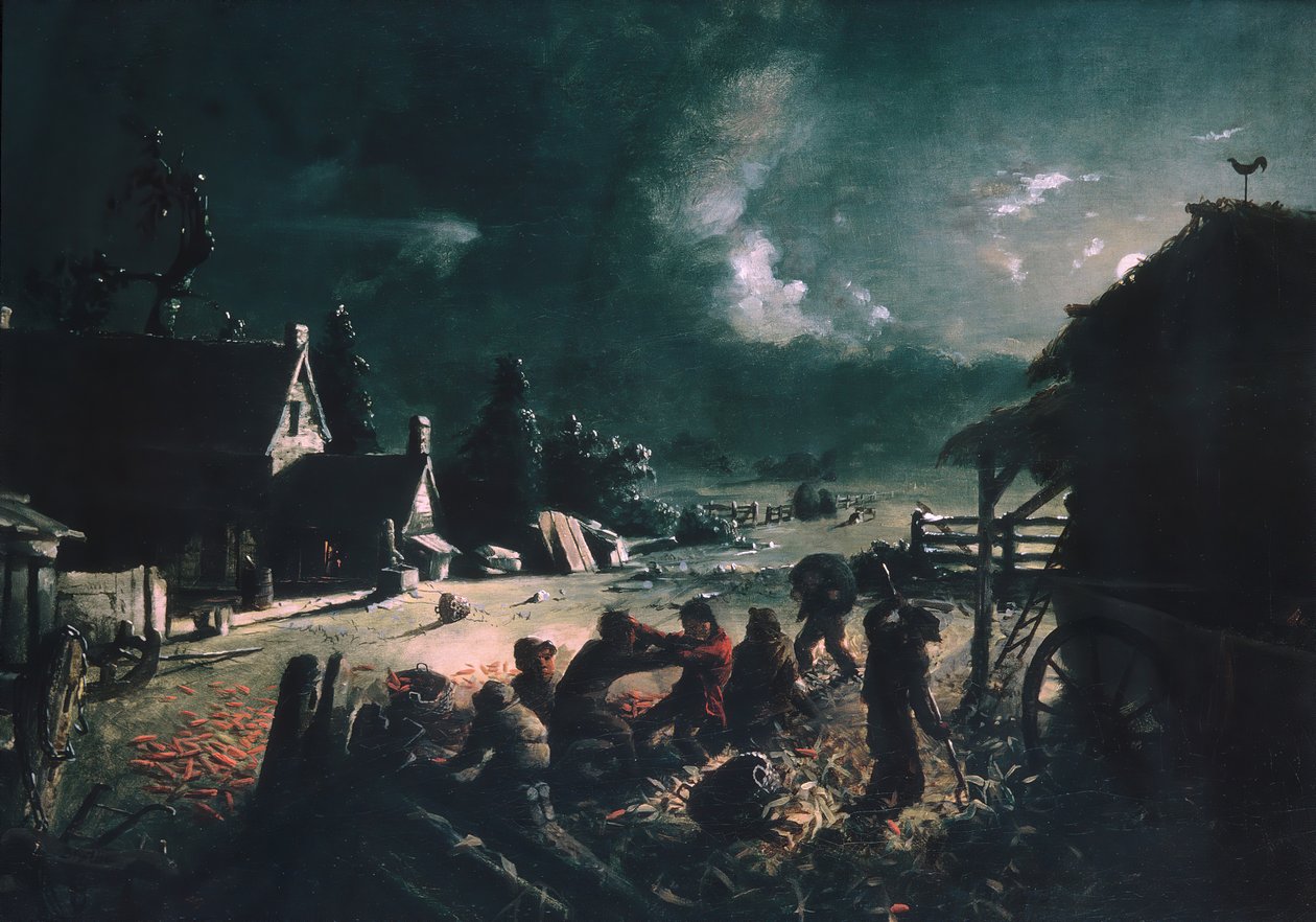 Majsskalning, ca. 1863-64. av David Gilmour Blythe