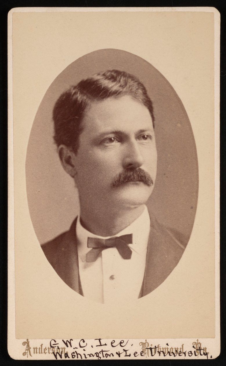 Porträtt av George Washington Custis Lee 1832-1913, 1876. av David H. Anderson