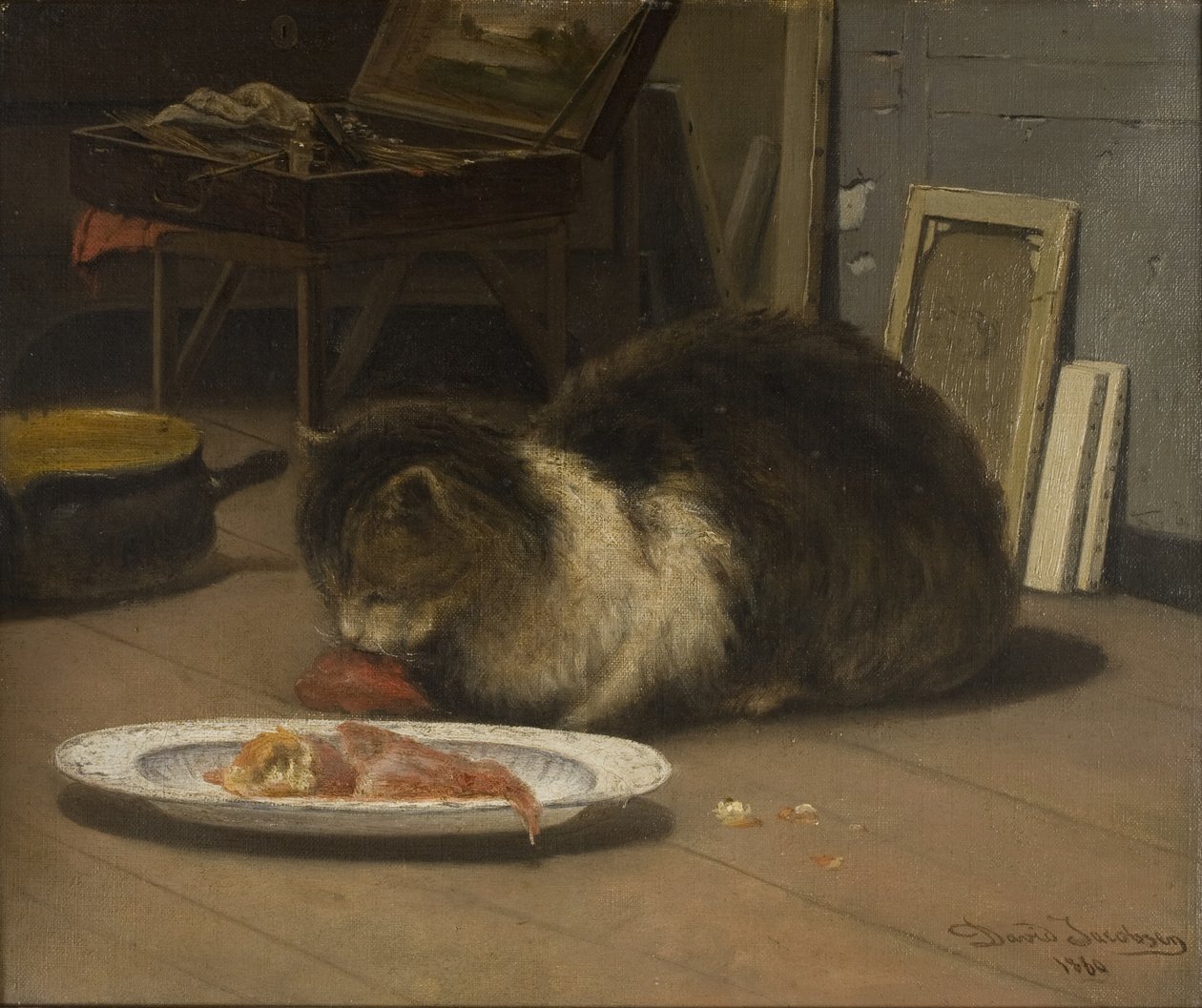 Katten i studion av David Jacobsen