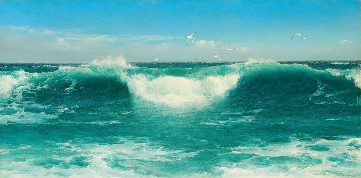 A Cornish Roller, 1898 av David James