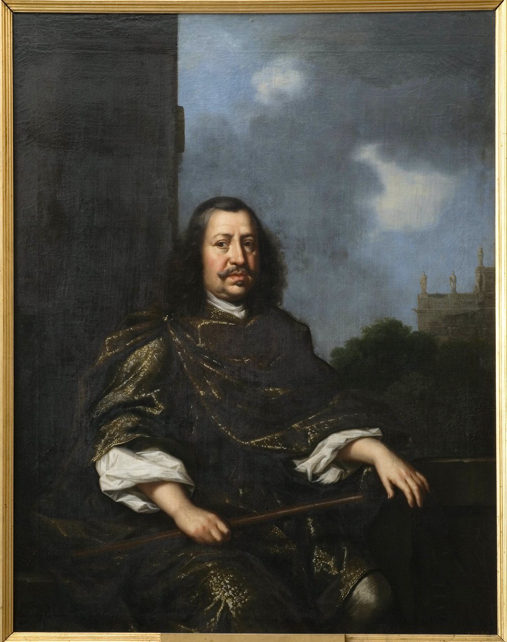 Frederic III de Holstein Gottorp - Porträtt av hertig Fredrik III av Holstein-Gottorp (1597-1659), av Ehrenstrahl, David Kloecker (1629-1698). Olja på duk. Mått: 152x120 cm. Nationalmuseum Stockholm av David Klöcker Ehrenstrahl