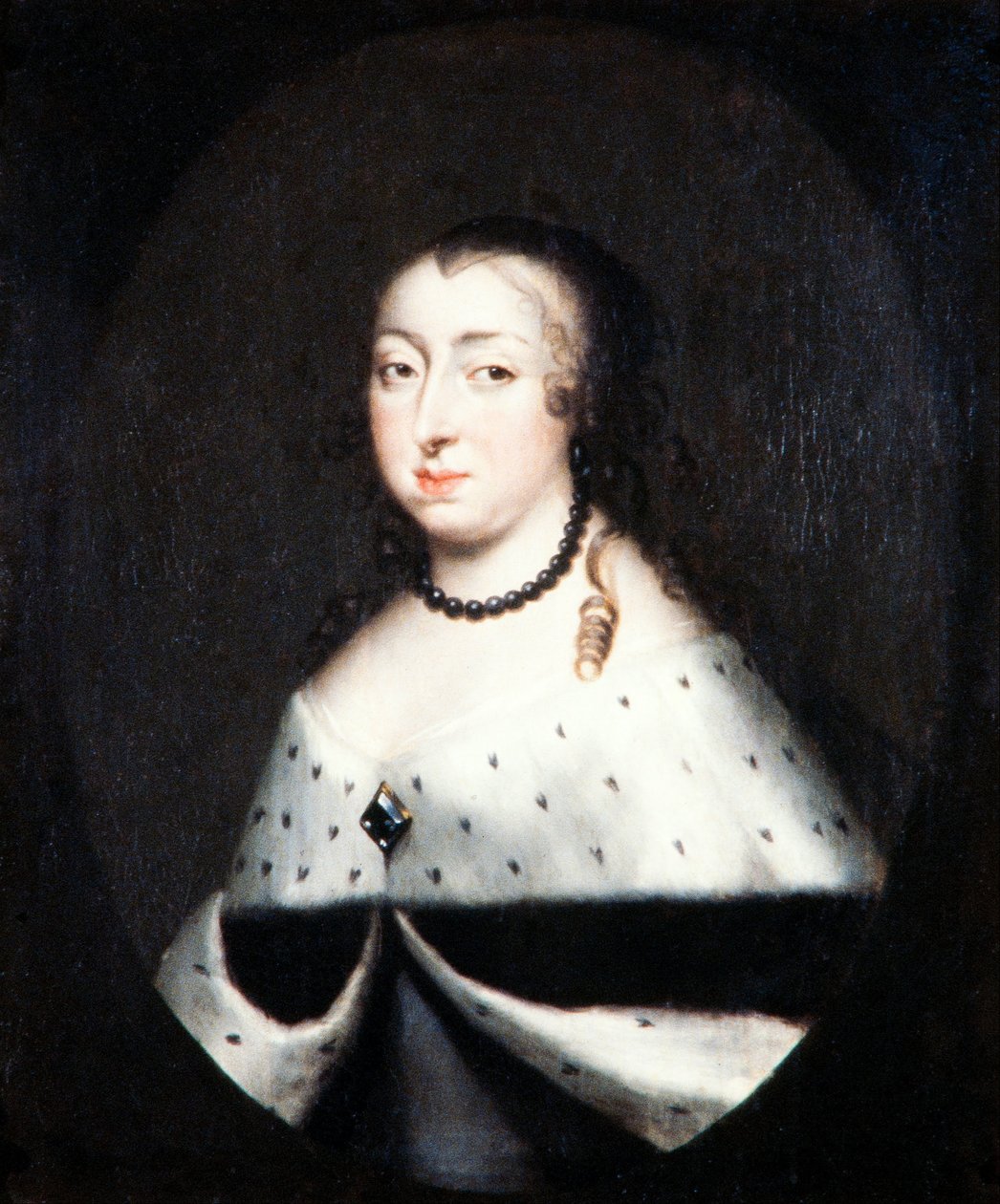 Hedvig Eleonora, änkedrottning av Sverige, ca 1661 (olja på duk) av David Klöcker Ehrenstrahl