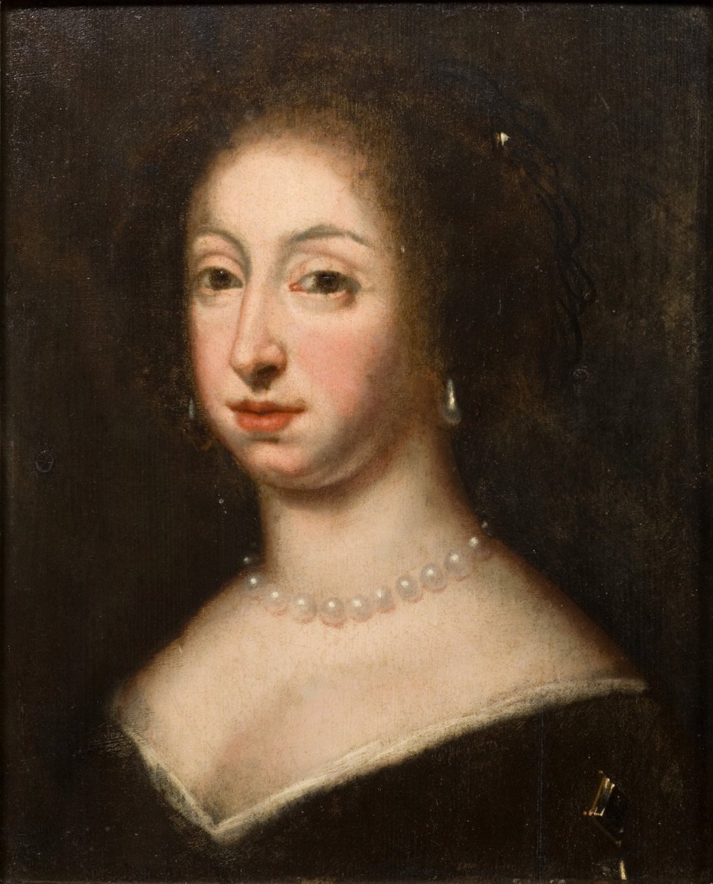 Hedvig Eleonora (1636-1715), prinsessa av Holstein-Gottorp, drottning av Sverige, gift med Karl X Gustav av Sverige av David Klöcker Ehrenstrahl