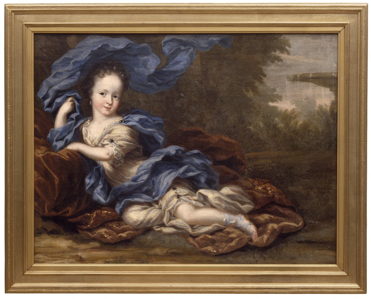 Hedvig Sofia, 1681-1708, prinsessa av Sverige, hertiginna av Holstein-Gottorp av David Klöcker Ehrenstrahl