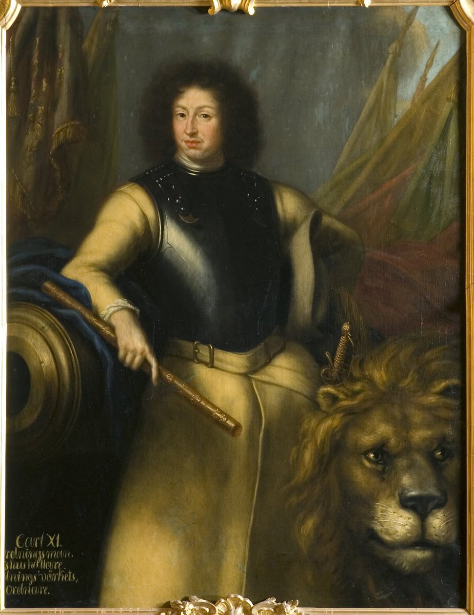 Karl XI, 1655–1697, kung av Sverige och palatsgreve av Zweibrücken av David Klöcker Ehrenstrahl