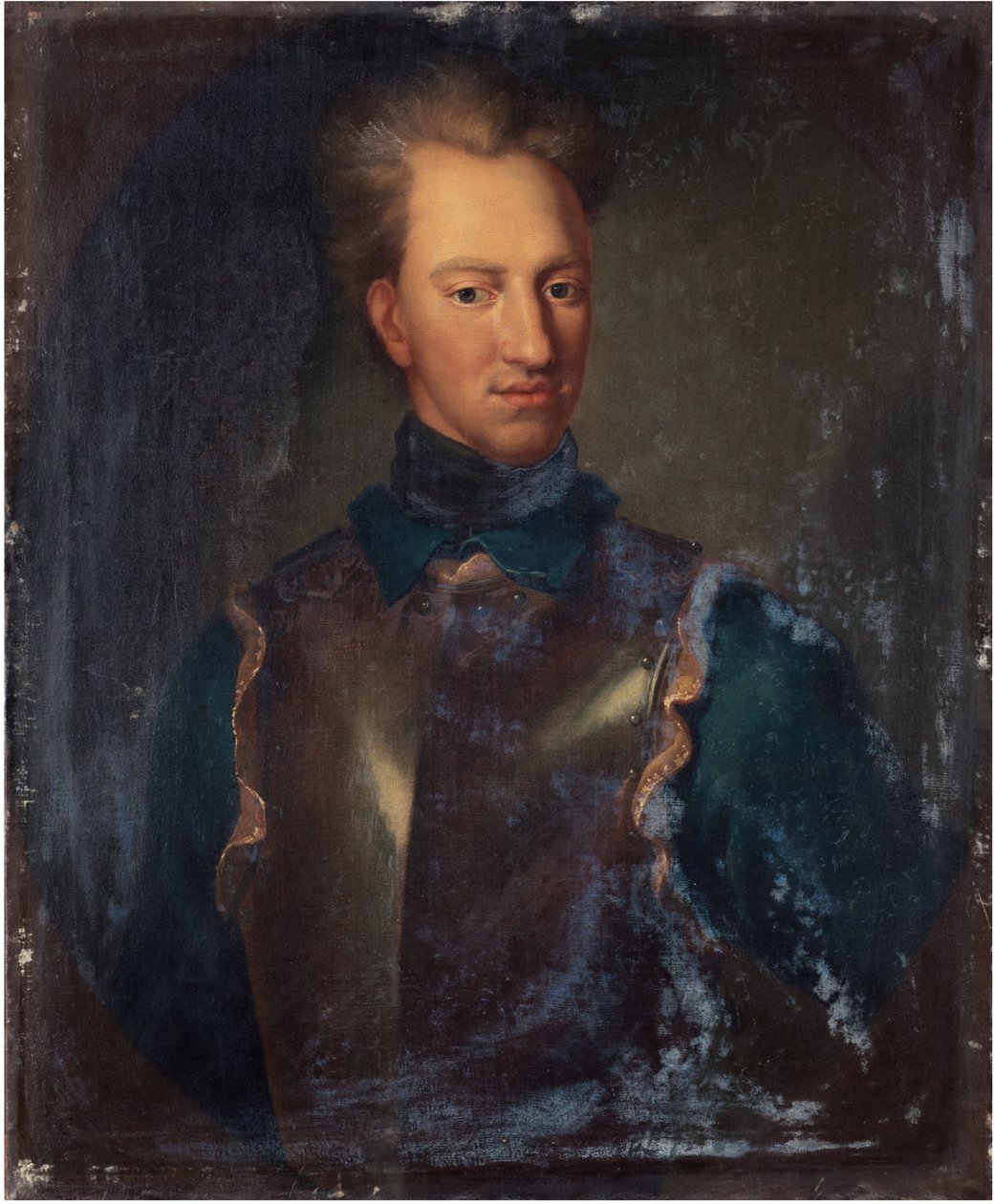 Porträtt av kung Karl XII av Sverige 1682-1718 av David Krafft von