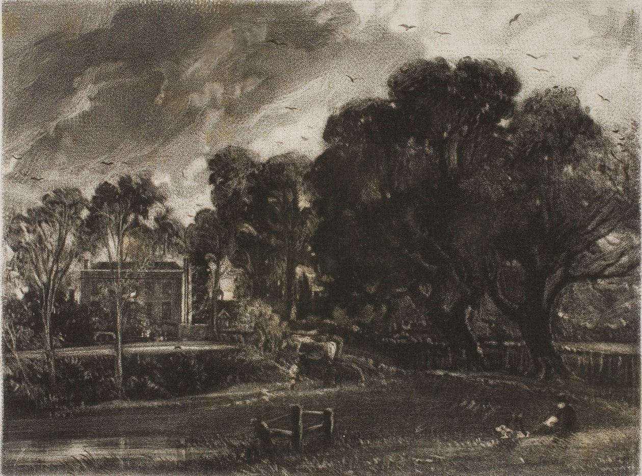 Frontispiece, till Mr Constables engelska landskap, East Bergholt, Suffolk av David Lucas