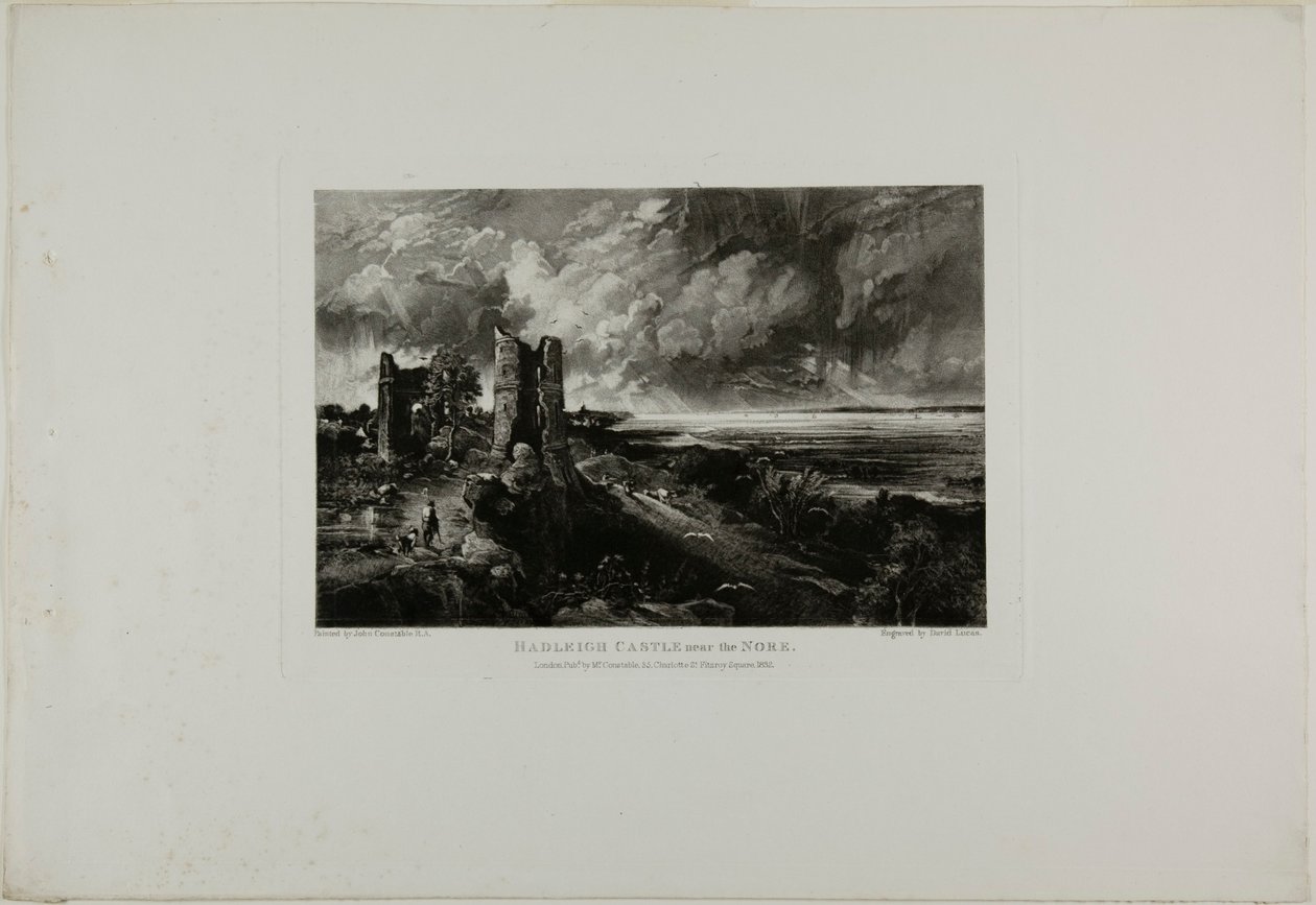 Hadleigh Castle nära Nore av David Lucas