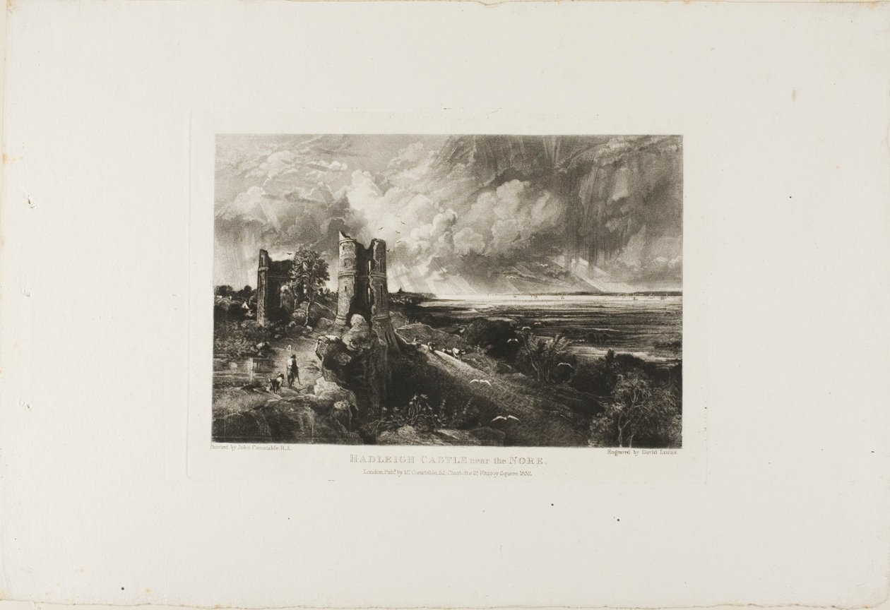 Hadley Castle, nära Nore av David Lucas