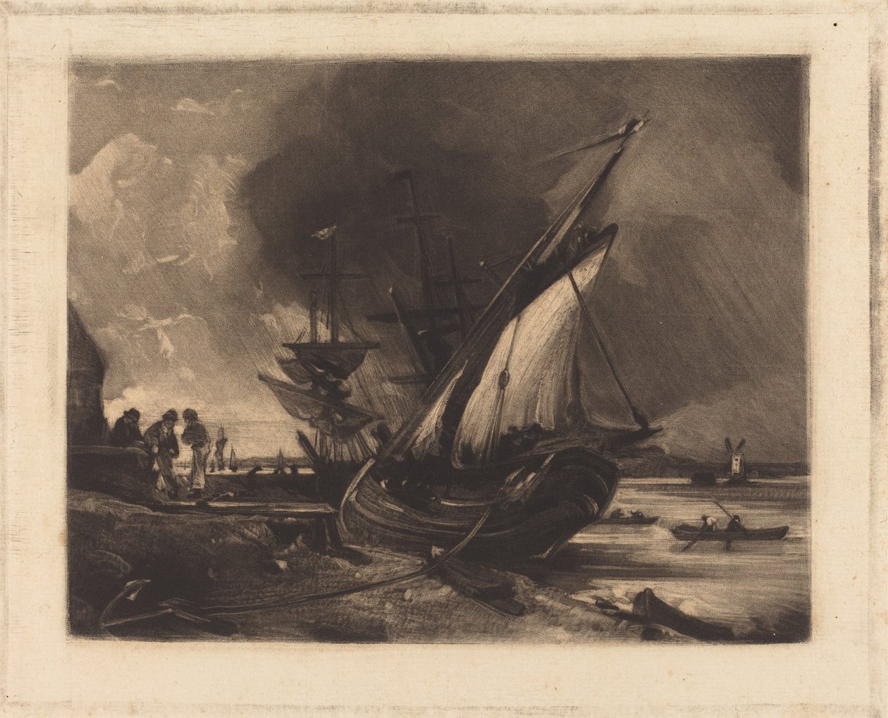Utsikt över Orwell av David Lucas after John Constable