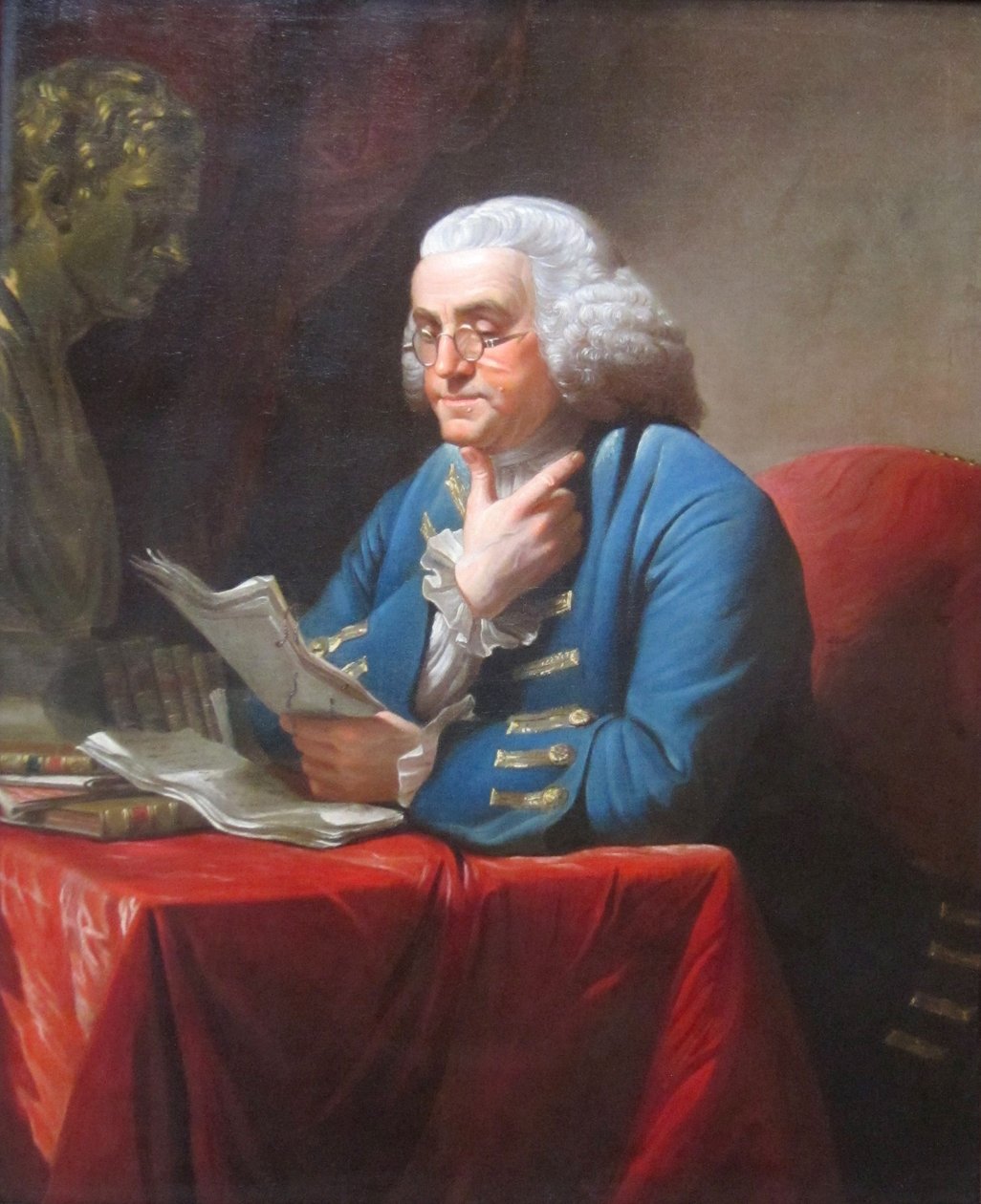 Benjamin Franklin av David Martin