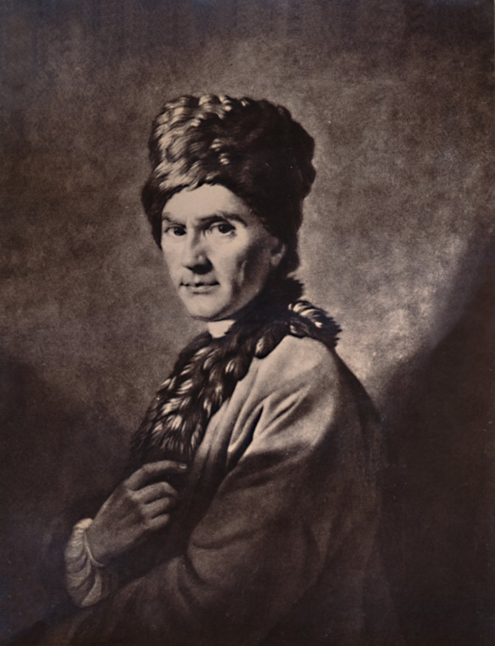 Jean-Jacques Rousseau, fransk filosof och författare, 1700-talet 1894 av David Martin
