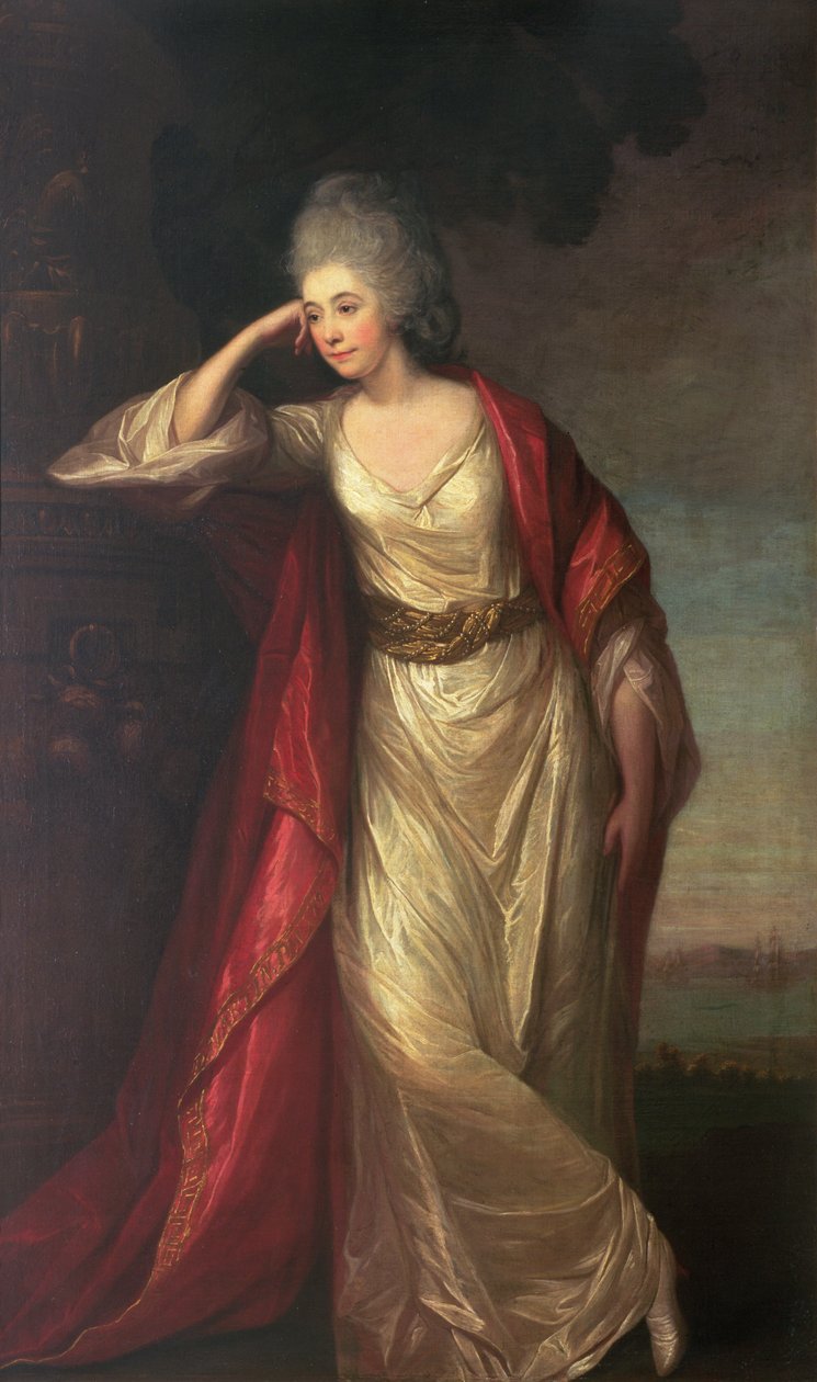 Margaret Kemble, hustru till General the Hon. Thomas Gage, 1775 av David Martin