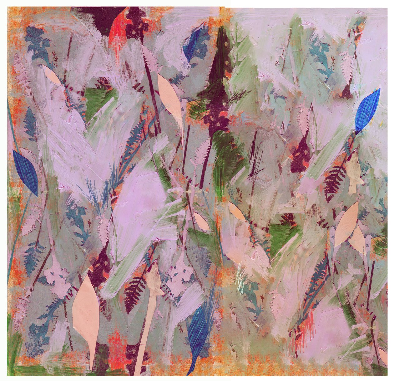 Botaniskt kollage #1, 2017 av David McConochie