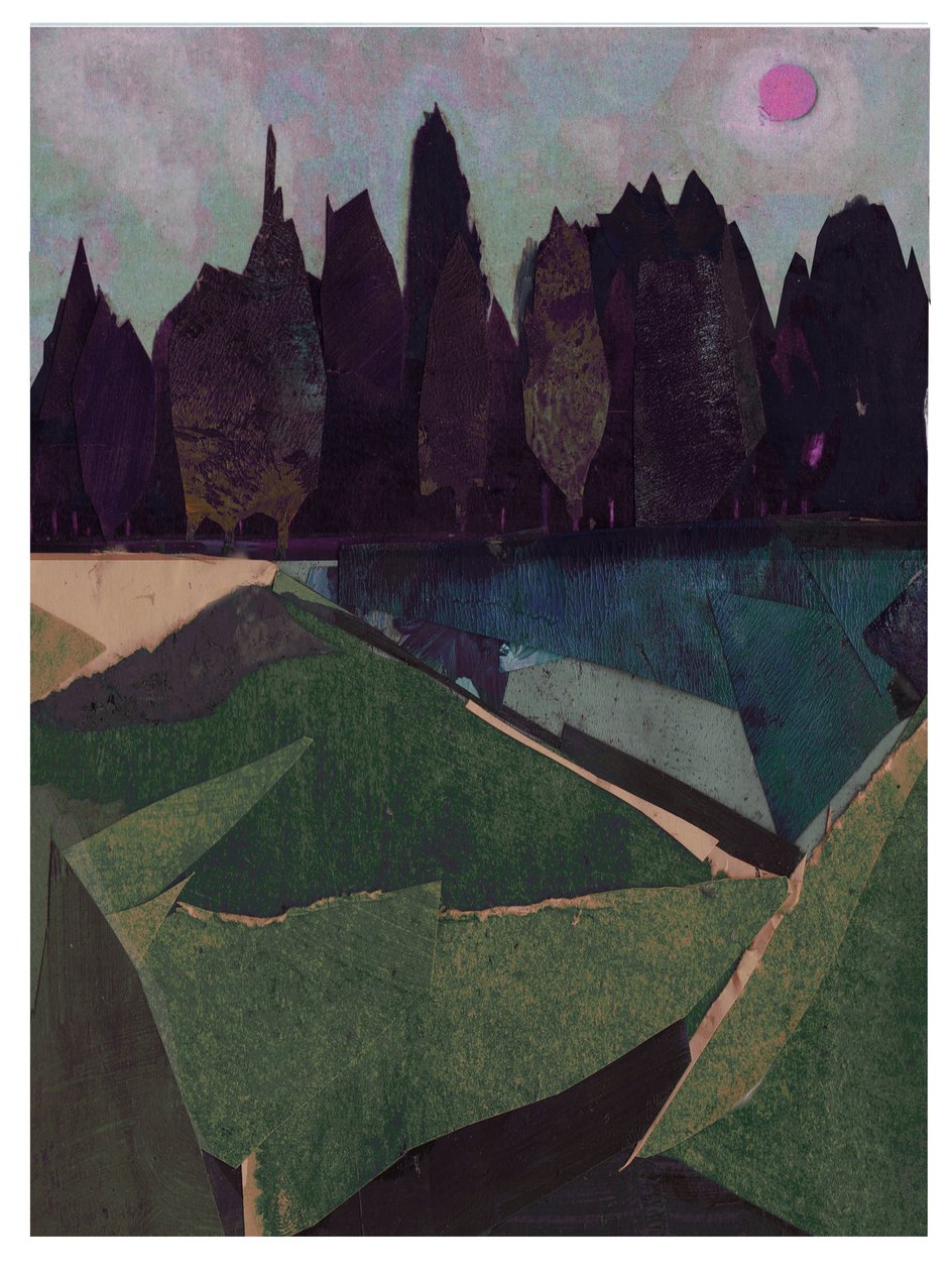 Faron Clearing, 2021 (blandteknik) av David McConochie