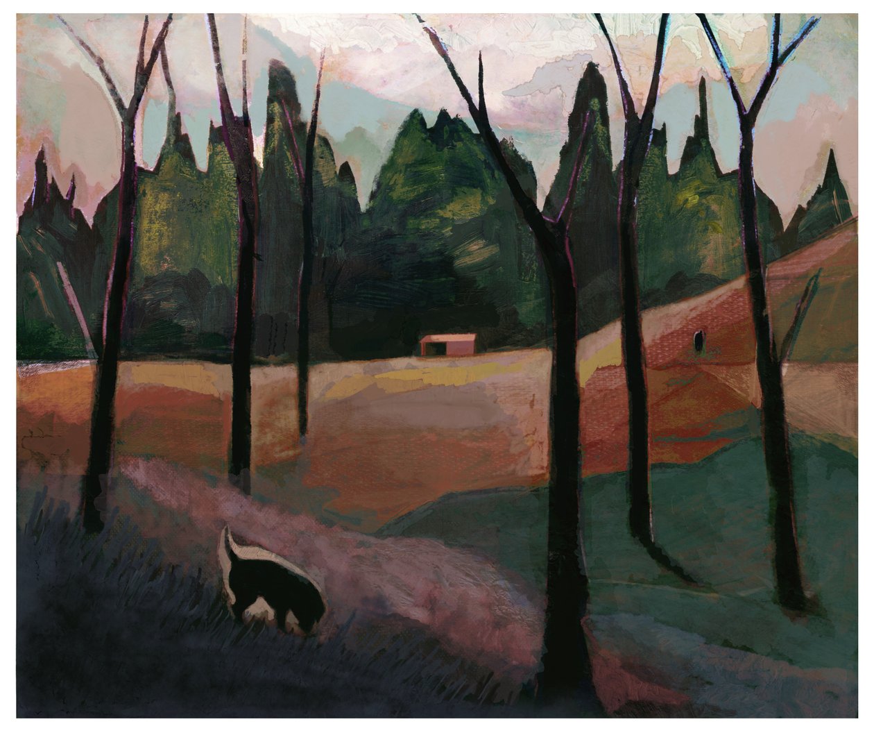 Farrow Sands, 2023 (blandteknik) av David McConochie