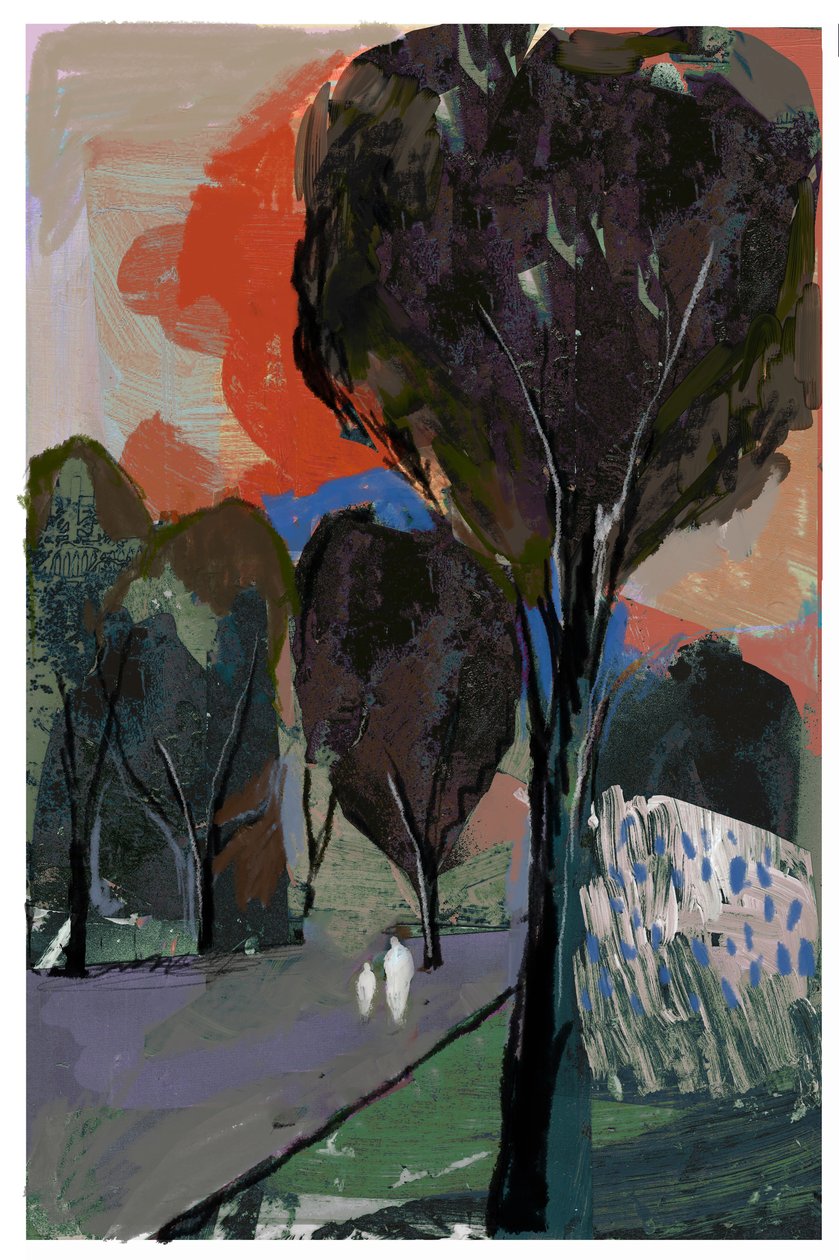 Long Way Home, 2019 (blandade media) av David McConochie