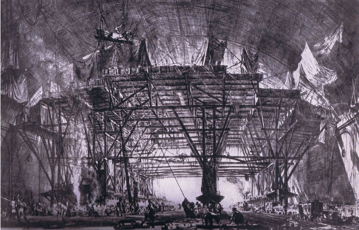 The Great Gantry, Bibbys årliga av David Muirhead (after) Bone