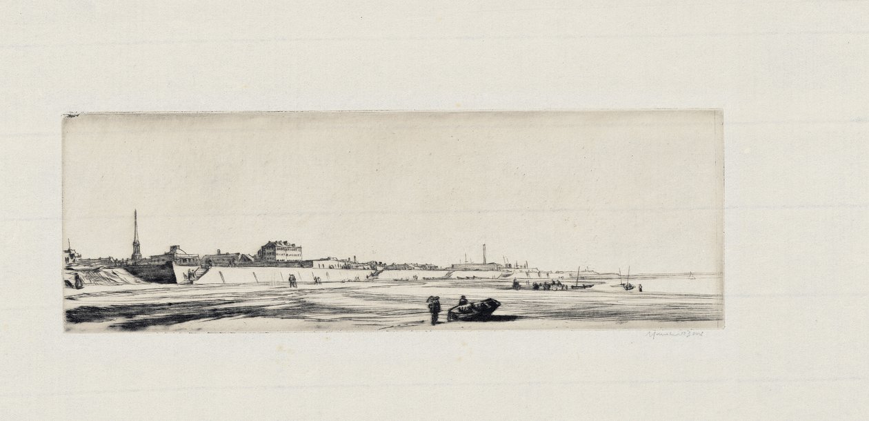 Ayr Beach av David Muirhead Bone