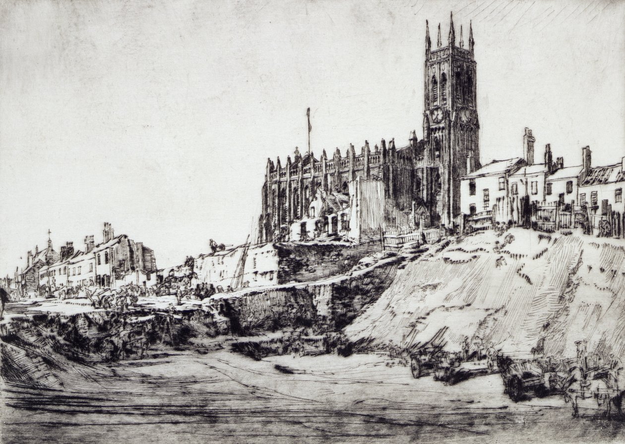 York Road, Leeds (etsning) av David Muirhead Bone