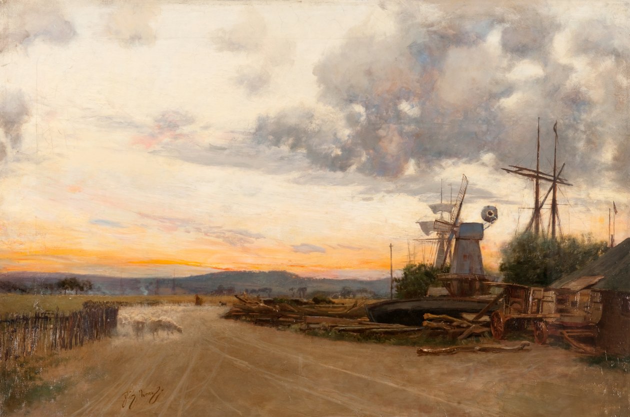 Dewy Eve, ca 1886-87 (olja på duk) av David Murray
