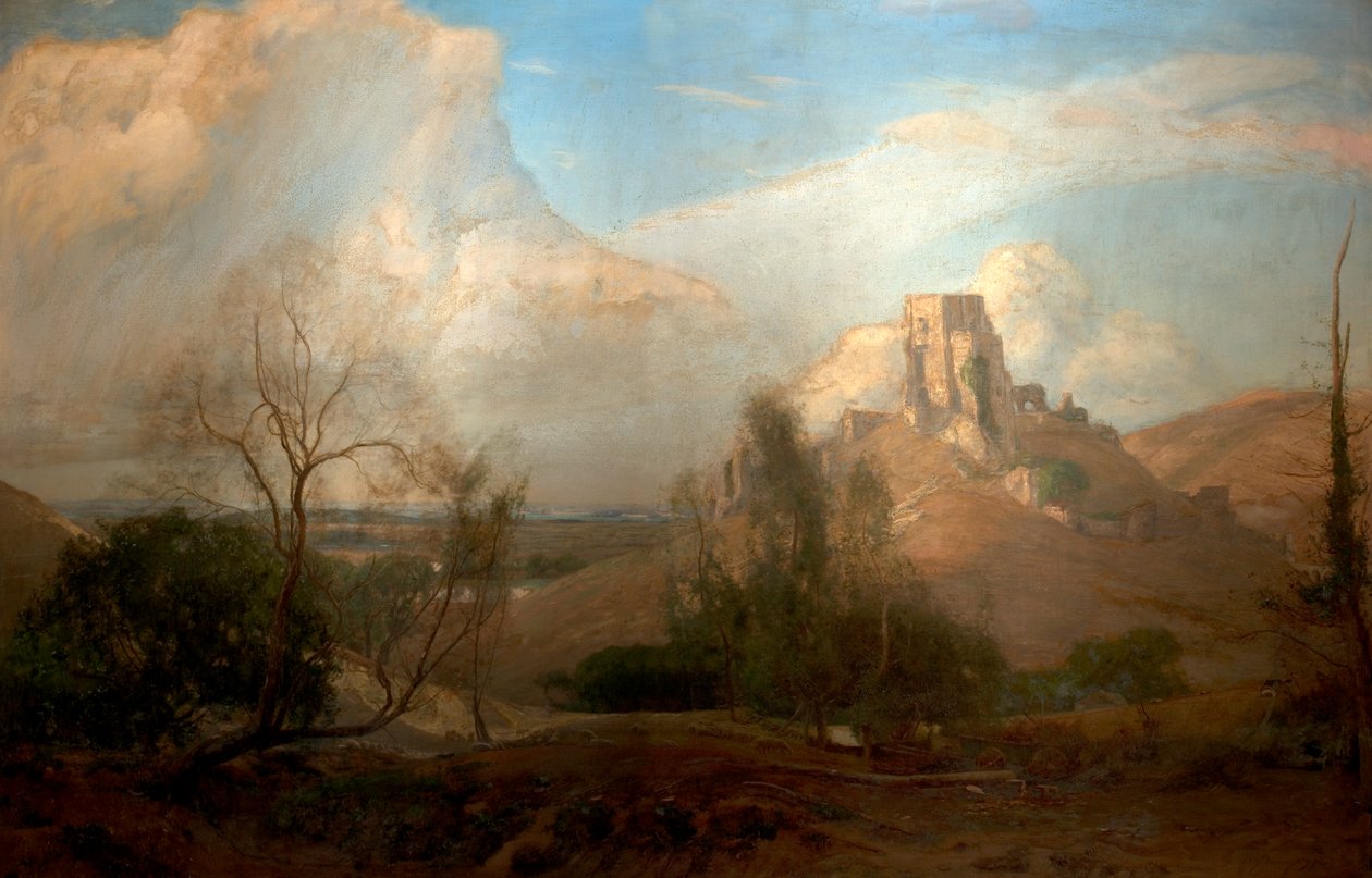 Long After, Corfe Castle, Dorset, 1894 av David Murray