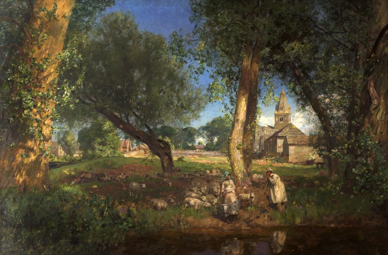 The Tithe Lads, 1905 av David Murray