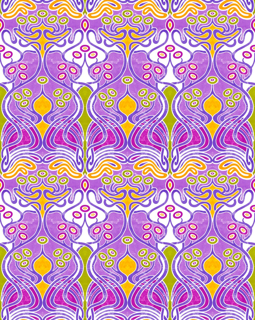 Beauclair Mauve, 2018 (blandteknik, digital) av David Newton