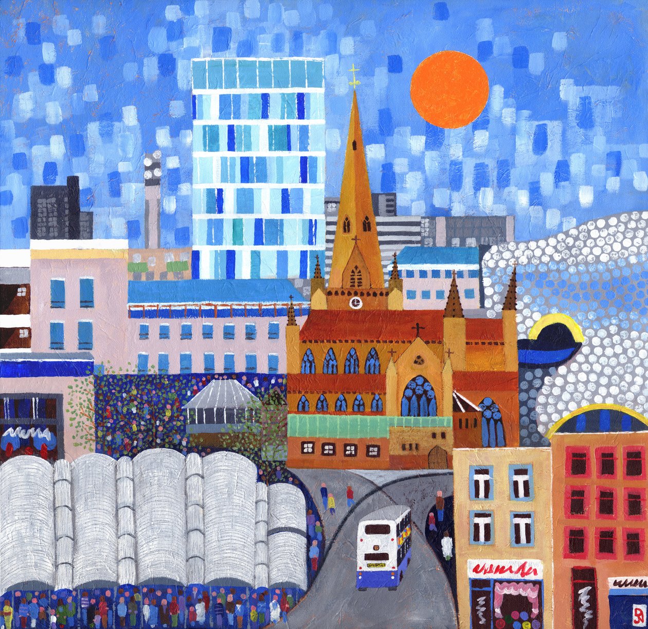 Bullring Sun, 2012 (akryl på duk) av David Newton