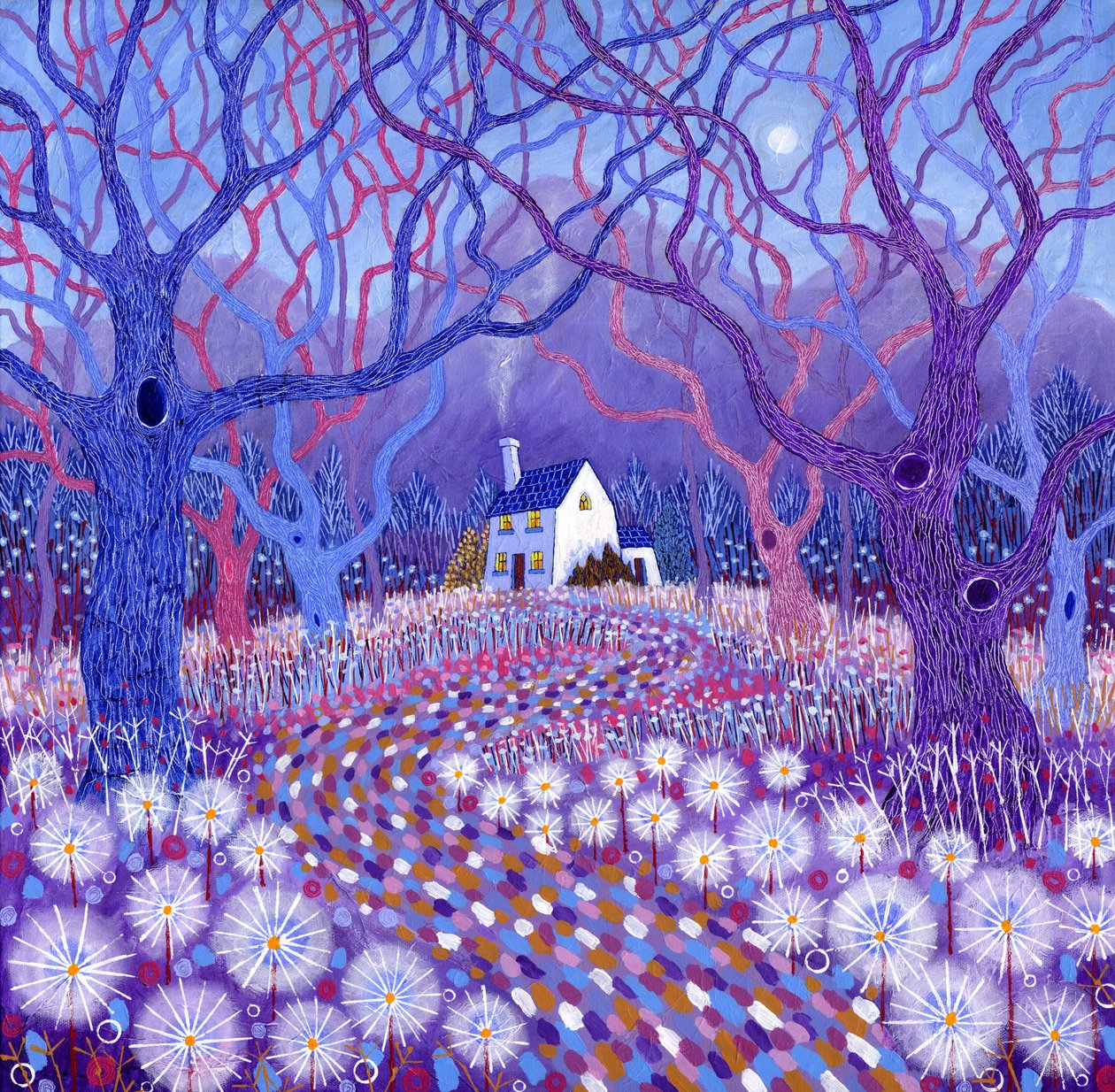 The Retreat, 2014 (akryl på duk) av David Newton