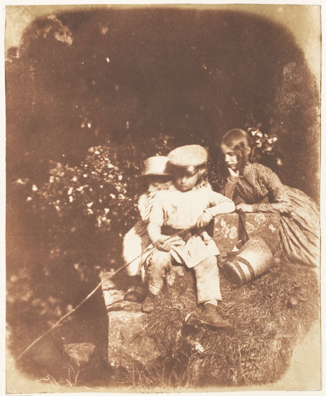 Finlay barn, 1843-47. Skapare: David Octavius Hill, Robert Adamson, Hill & Adamson. av Hill and Adamson