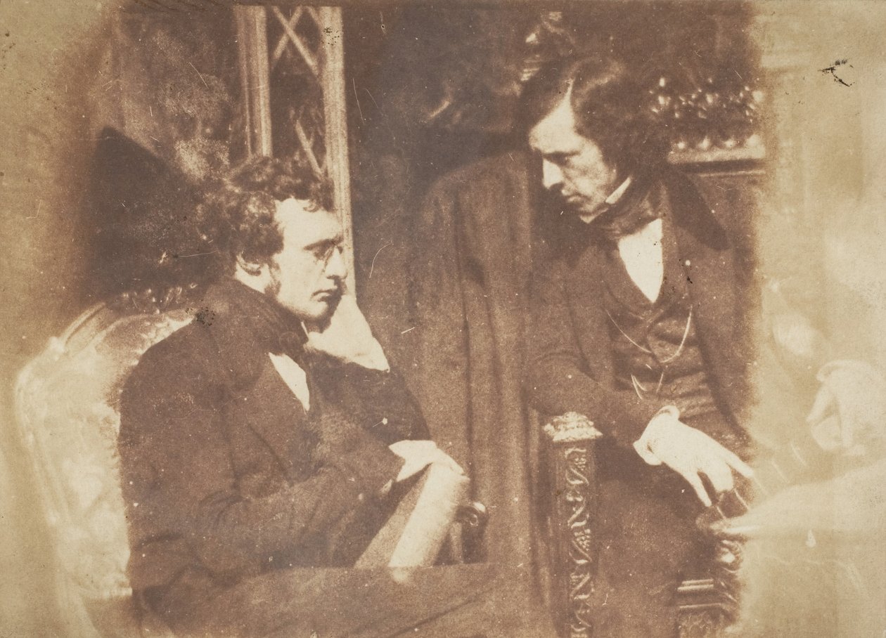 George Gilfillan och Samuel Brown, 1843-47. Skapare: David Octavius Hill, Robert Adamson, Hill & Adamson. av Hill and Adamson