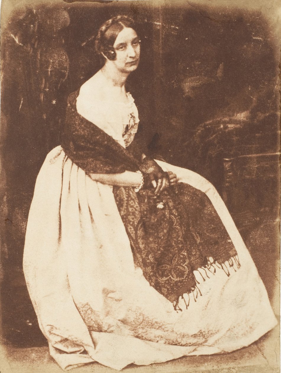 Lady Elizabeth Eastlake, 1843-47. Skapare: David Octavius Hill, Robert Adamson, Hill & Adamson. av Hill and Adamson