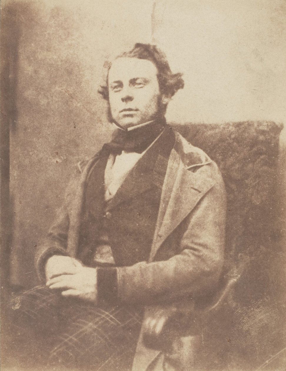 [Man], 1843-47. Skapare: David Octavius Hill, Robert Adamson, Hill & Adamson. av Hill and Adamson