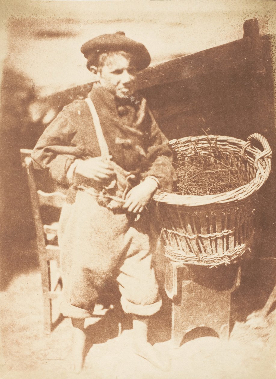 Newhaven Boy, 1843-47. Skapare: David Octavius Hill, Robert Adamson, Hill & Adamson. av Hill and Adamson