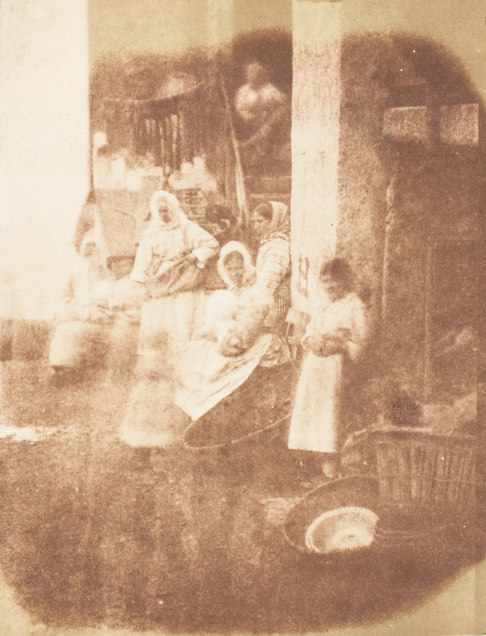 Newhaven Fishwives, 1843-47. Skapare: David Octavius Hill, Robert Adamson, Hill & Adamson. av Hill and Adamson