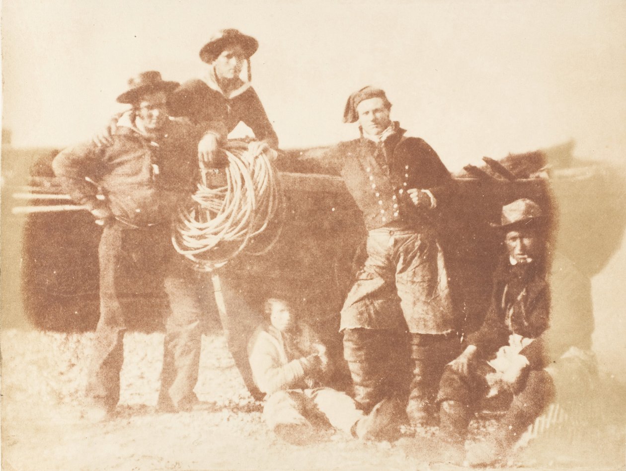 Newhaven Group, 1843-47. Skapare: David Octavius Hill, Robert Adamson, Hill & Adamson. av Hill and Adamson