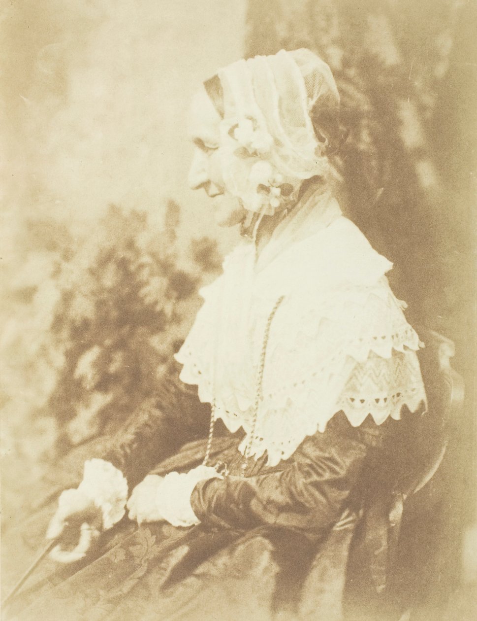 Porträtt av fru Rigby, 1844. Skapare: David Octavius Hill, Robert Adamson, Hill & Adamson. av Hill and Adamson