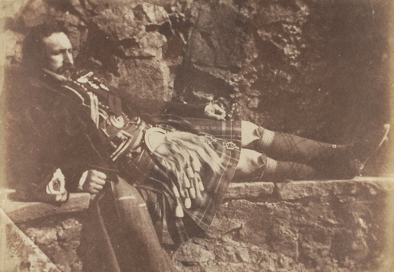Sobieski Stuart, 1843-47. Skapare: David Octavius Hill, Robert Adamson, Hill & Adamson. av Hill and Adamson