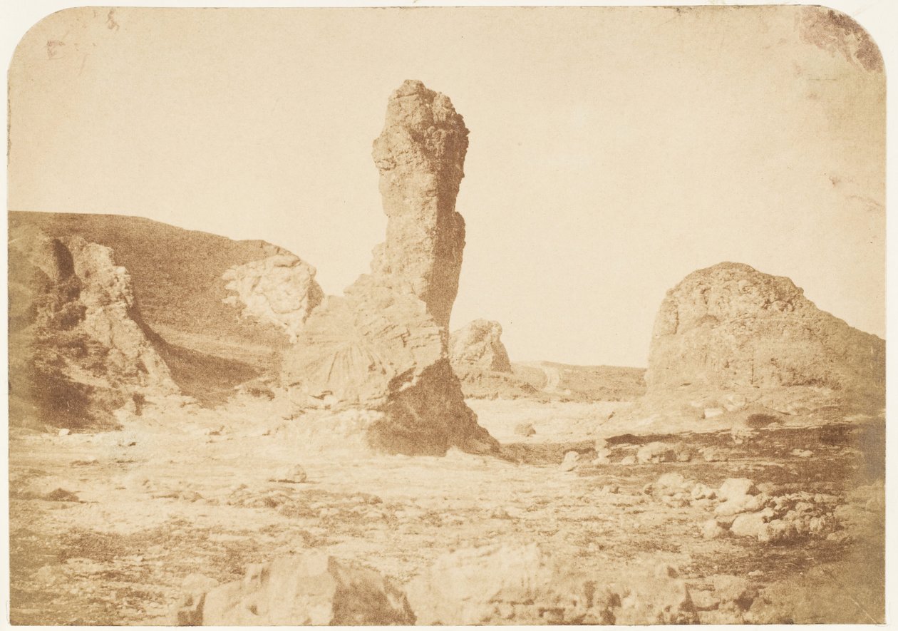 St Andrews. Spindelklippan, 1843-47. Skapare: David Octavius Hill, Robert Adamson, Hill & Adamson. av Hill and Adamson