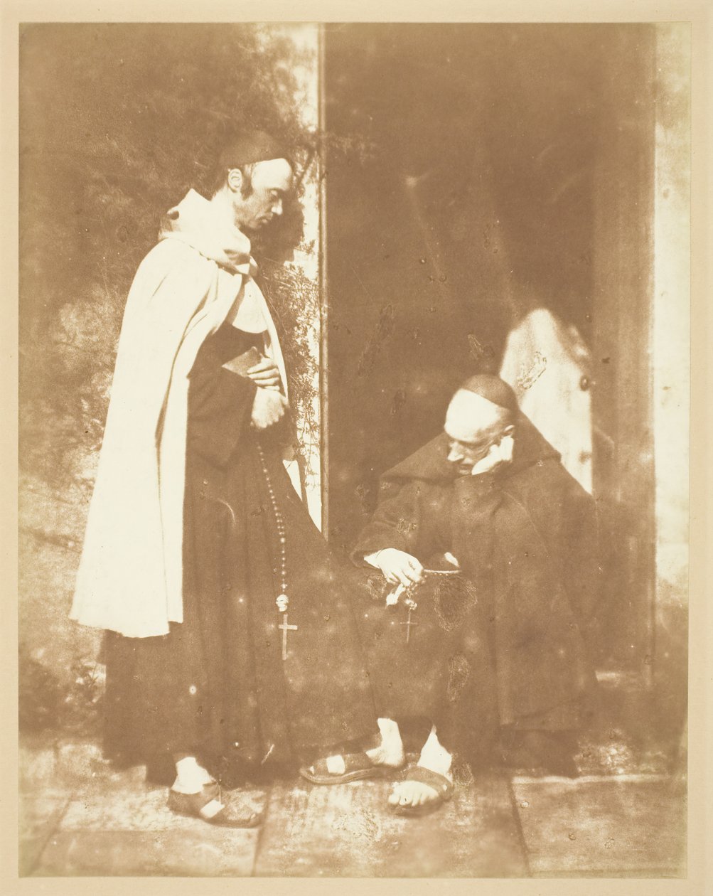 Two Friars, 184346. Skapare: David Octavius Hill, Robert Adamson, Hill & Adamson. av Hill and Adamson
