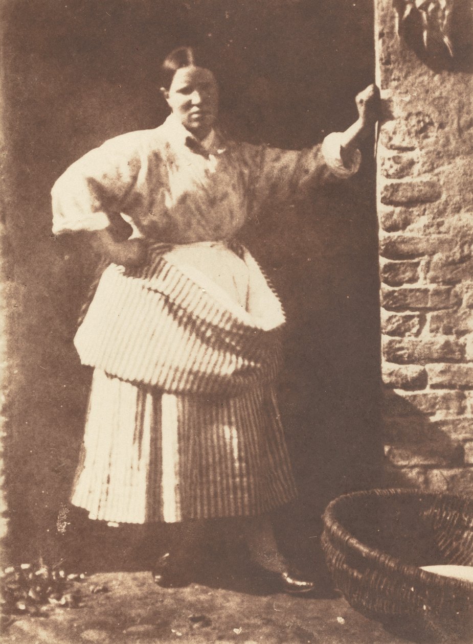 A Newhaven Fisherwoman, 1844. Skapare: David Octavius Hill, Robert Adamson. av David Octavius Hill, Robert Adamson