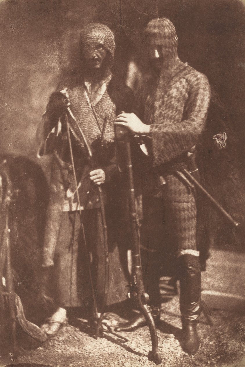 Afghan eller Circassian Armour, 1843. Skapare: David Octavius Hill, Robert Adamson. av David Octavius Hill, Robert Adamson