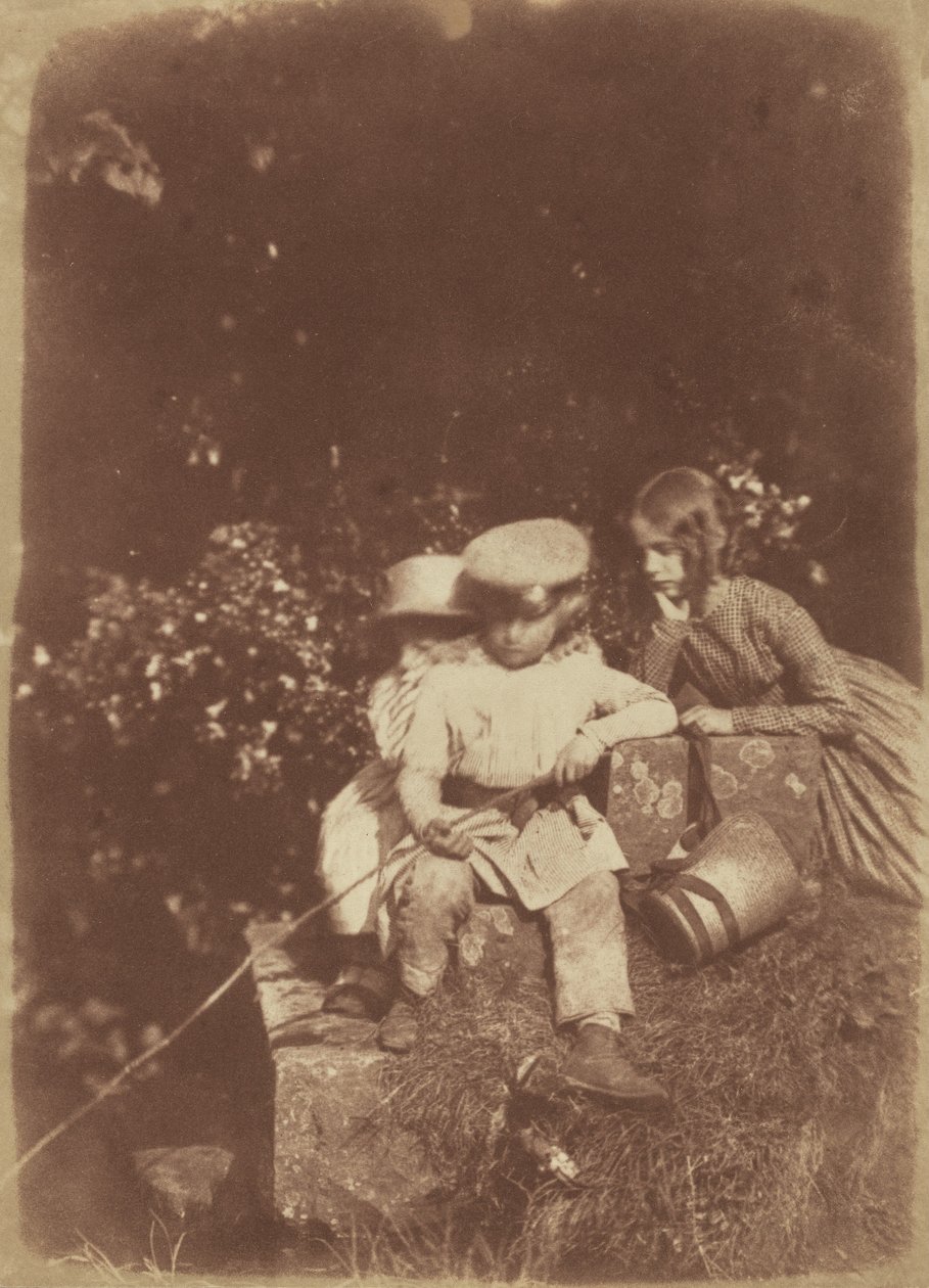 Vid Minnow Pool, 1843-1847. Skapare: David Octavius Hill, Robert Adamson. av David Octavius Hill, Robert Adamson