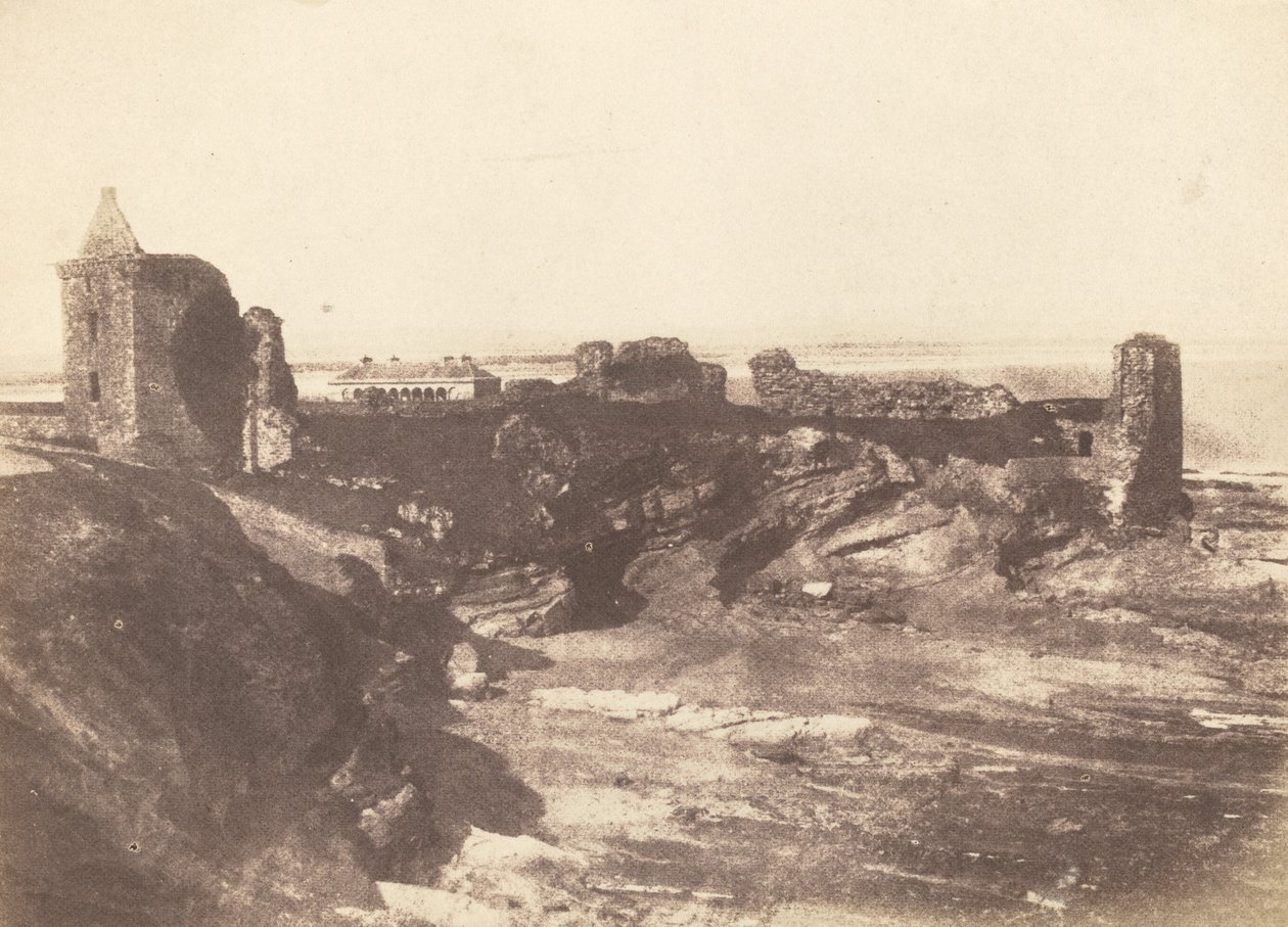 Slottet, St Andrews, 1843-1847. Skapare: David Octavius Hill, Robert Adamson. av David Octavius Hill, Robert Adamson