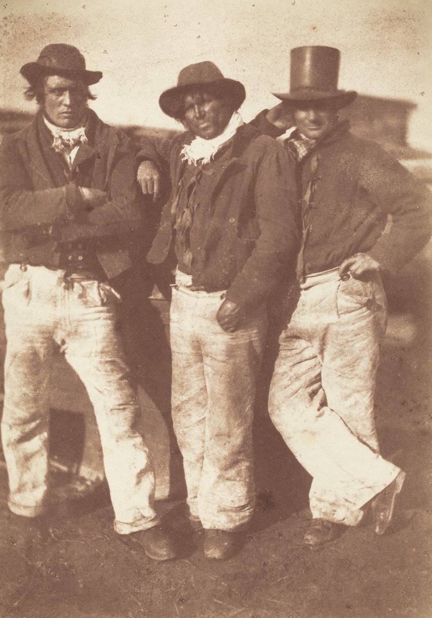 Alexander Rutherford, William Ramsay och John Linton,1843-1847 (foto) av David Octavius Hill
